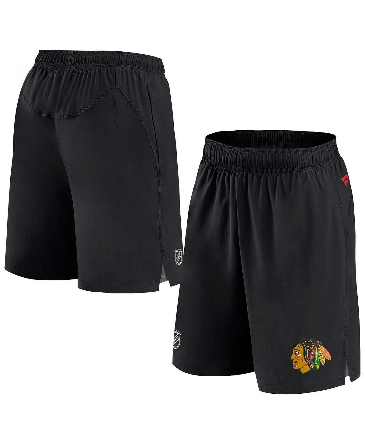 Мужские фирменные черные шорты chicago blackhawks authentic pro rink Fanatics, черный
Мужские фирменные черные шорты chicago blackhawks authentic pro rink Fanatics, черный