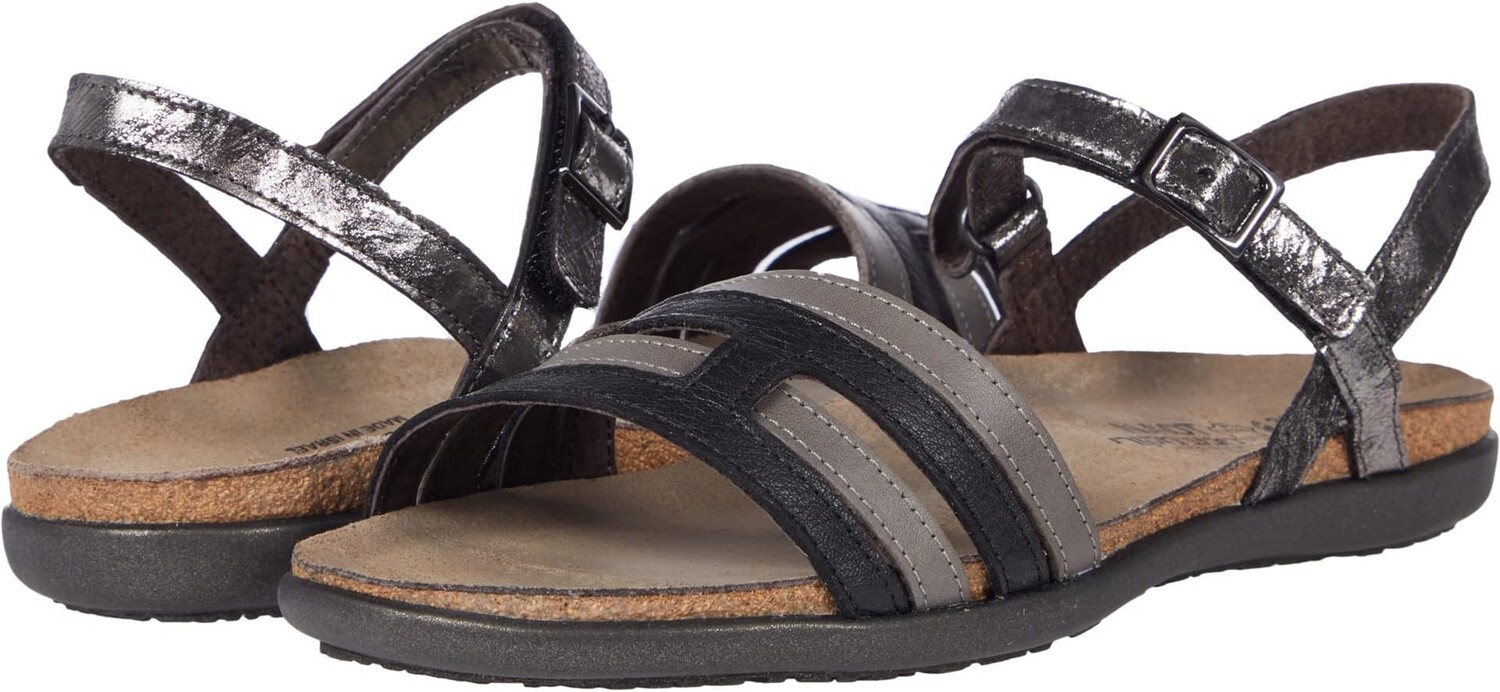 Сандалии на плоской подошве Lucy Naot, цвет Black/Gray/Metallic Onyx Leather Combo
Сандалии на плоской подошве Lucy Naot, цвет Black/Gray/Metallic Onyx Leather Combo