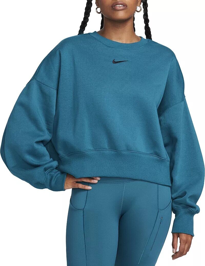 Женский свободный свитшот с круглым вырезом из флиса Nike Sportswear Phoenix
Женский свободный свитшот с круглым вырезом из флиса Nike Sportswear Phoenix