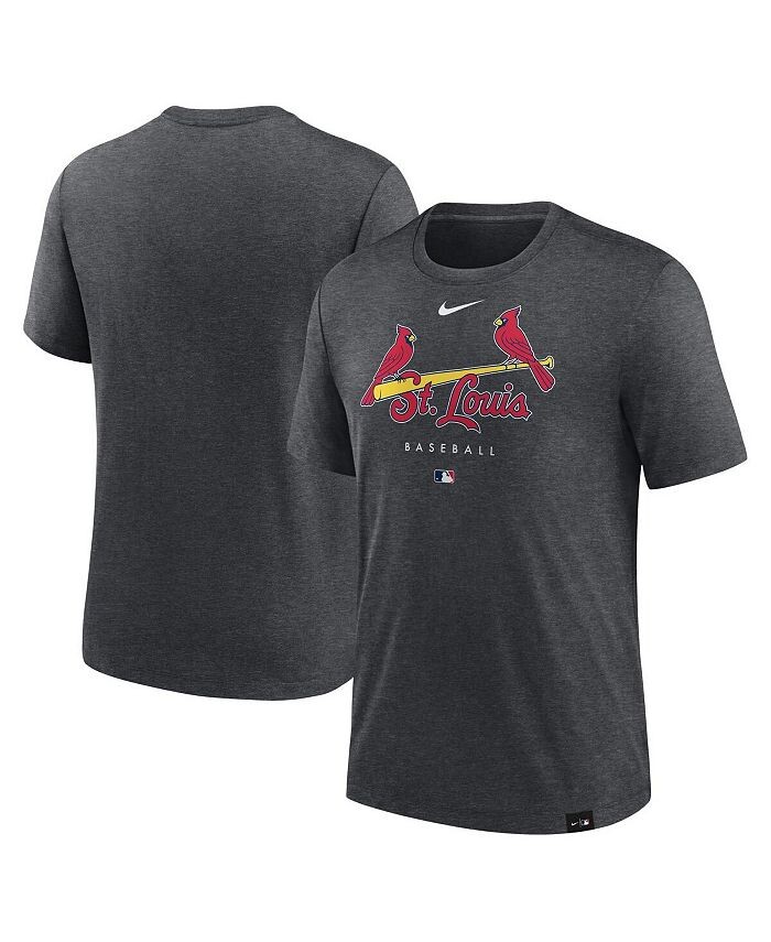 Мужская темно-серая футболка St. Louis Cardinals Authentic Collection Early Work Tri-Blend Performance Nike, черный
Мужская темно-серая футболка St. Louis Cardinals Authentic Collection Early Work Tri-Blend Performance Nike, черный