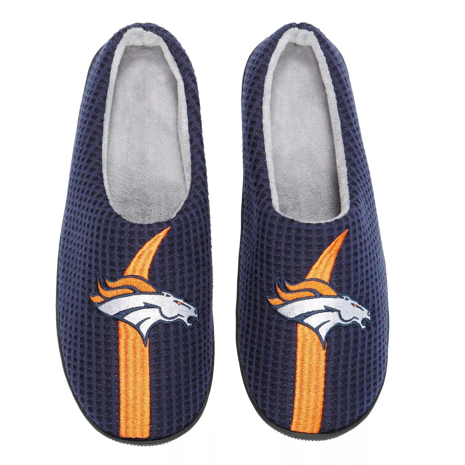 Мужские шлепанцы из пены с эффектом памяти темно-синего цвета FOCO Denver Broncos Team Stripe
Мужские шлепанцы из пены с эффектом памяти темно-синего цвета FOCO Denver Broncos Team Stripe