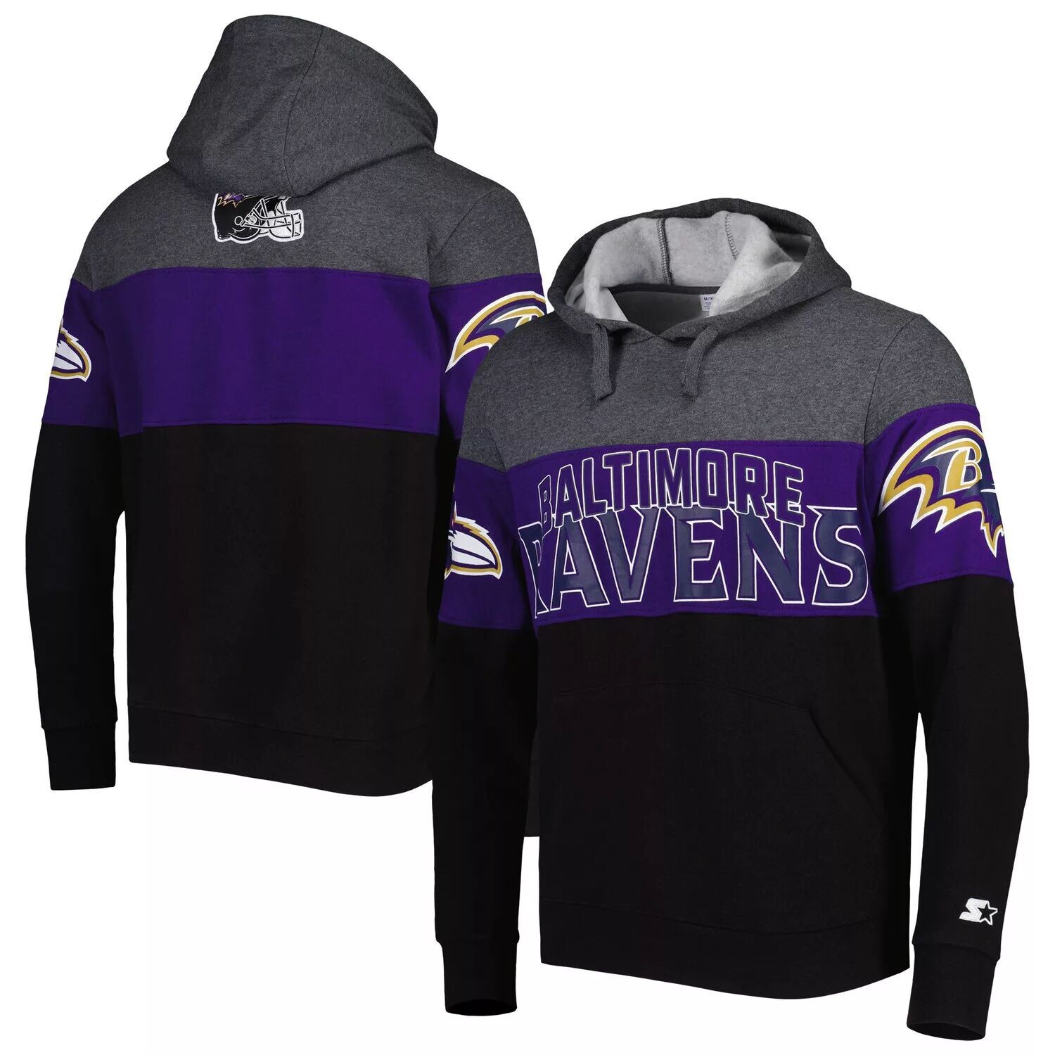 Мужская толстовка с капюшоном Baltimore Ravens Extreme темно-серого/фиолетового цвета Starter
Мужская толстовка с капюшоном Baltimore Ravens Extreme темно-серого/фиолетового цвета Starter