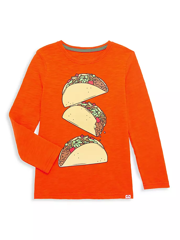 Футболка с длинными рукавами и рисунком Little Boy's & Boy's Taco Night Appaman, цвет orange
Футболка с длинными рукавами и рисунком Little Boy's & Boy's Taco Night Appaman, цвет orange