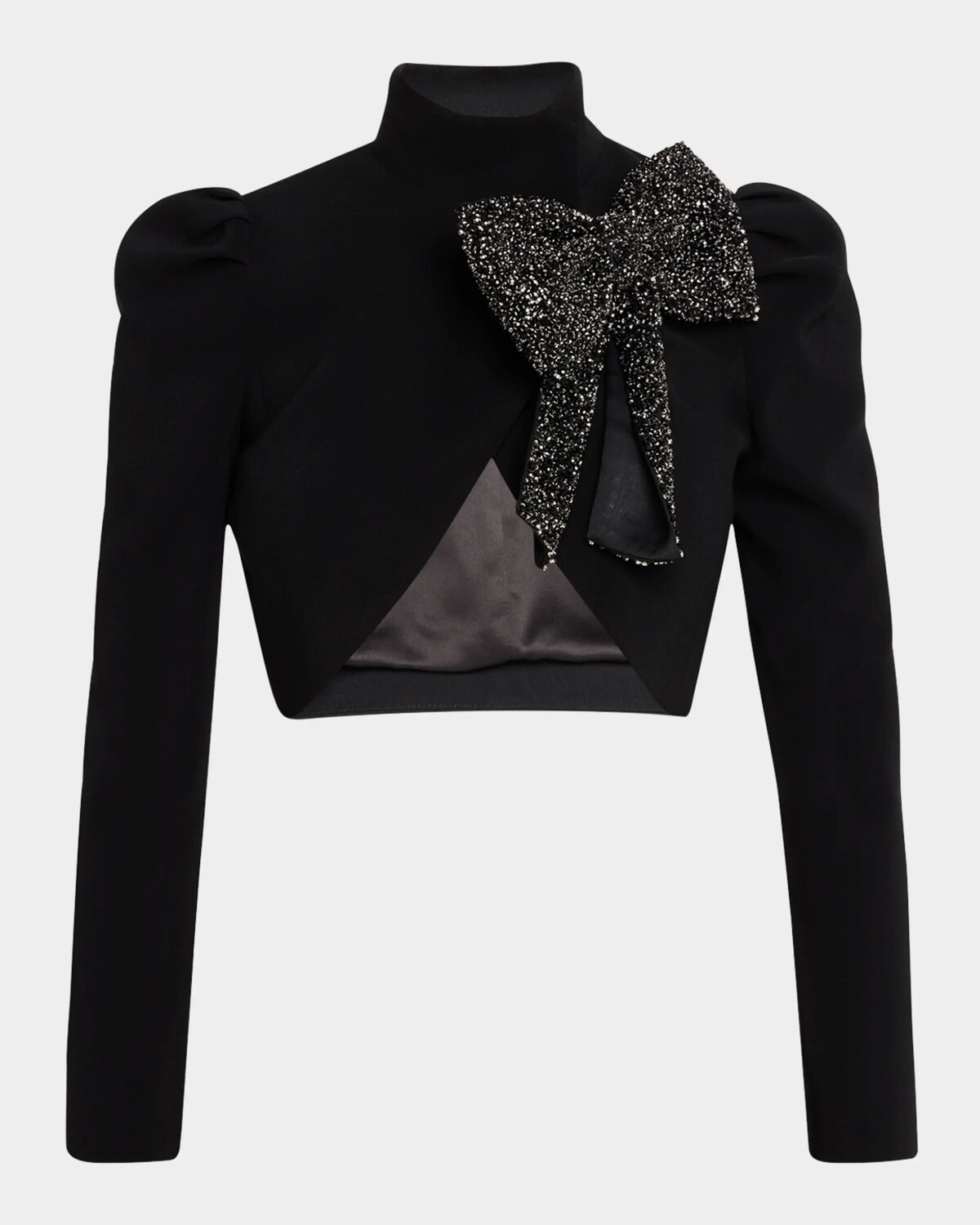 Укороченная куртка Addison с декорированным воротником и бантом Alice + Olivia, черный
Укороченная куртка Addison с декорированным воротником и бантом Alice + Olivia, черный