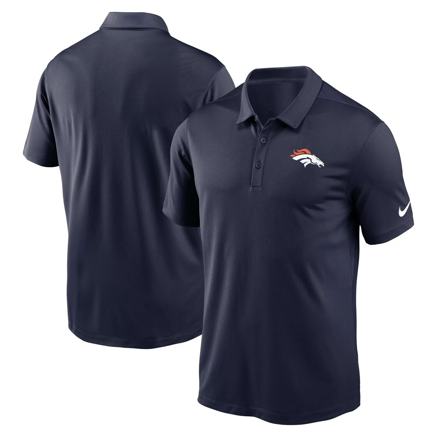 Мужское темно-синее поло с логотипом команды Denver Broncos Franchise Team Nike, Синий
Мужское темно-синее поло с логотипом команды Denver Broncos Franchise Team Nike, Синий