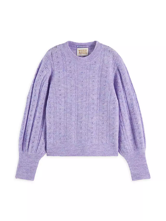 Свитер с объемными рукавами для маленьких девочек и девочек Scotch & Soda, лаванда
Свитер с объемными рукавами для маленьких девочек и девочек Scotch & Soda, лаванда