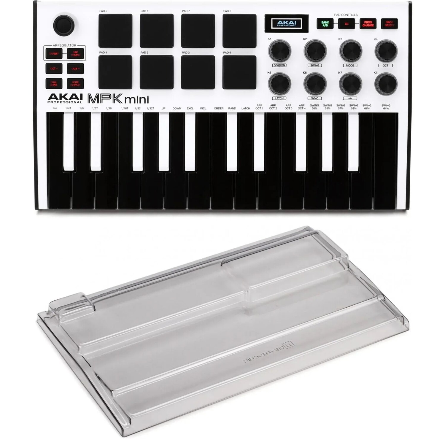 Akai Professional MPK Mini MK III, ограниченная серия, белая 25-клавишная клавиатура-контроллер с крышкой Decksaver
Akai Professional MPK Mini MK III, ограниченная серия, белая 25-клавишная клавиатура-контроллер с крышкой Decksaver