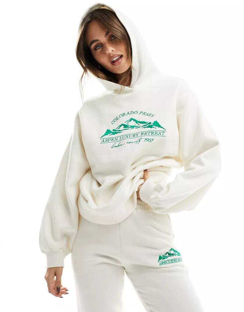 Спортивный костюм Threadbare Ski с толстовкой оверсайз и джоггерами цвета экрю, Серый
Спортивный костюм Threadbare Ski с толстовкой оверсайз и джоггерами цвета экрю, Серый
