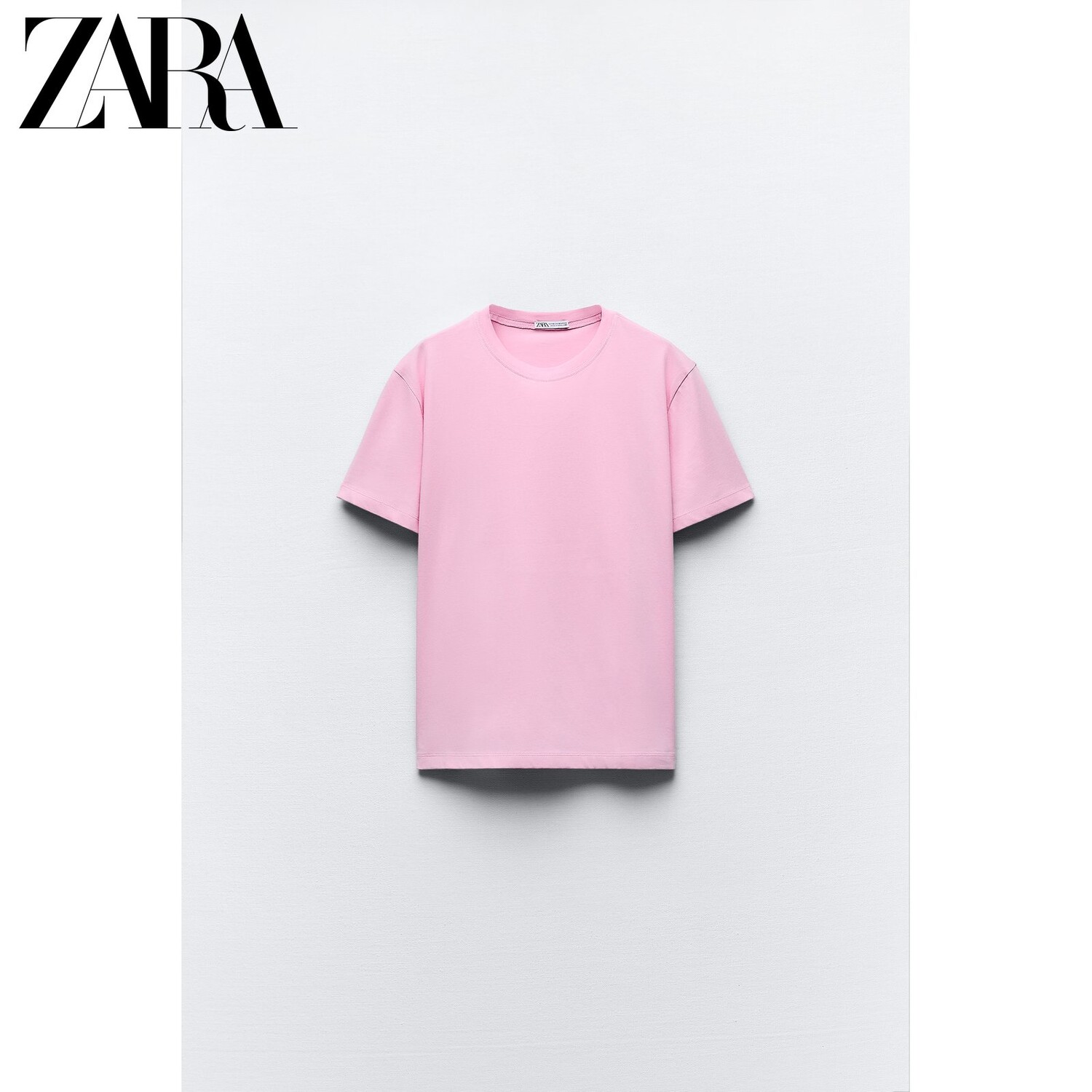Футболка женская Zara с круглым вырезом и короткими рукавами, розовый, Серый, Футболка женская Zara с круглым вырезом и короткими рукавами, розовый
Футболка женская Zara с круглым вырезом и короткими рукавами, розовый, Серый, Футболка женская Zara с круглым вырезом и короткими рукавами, розовый