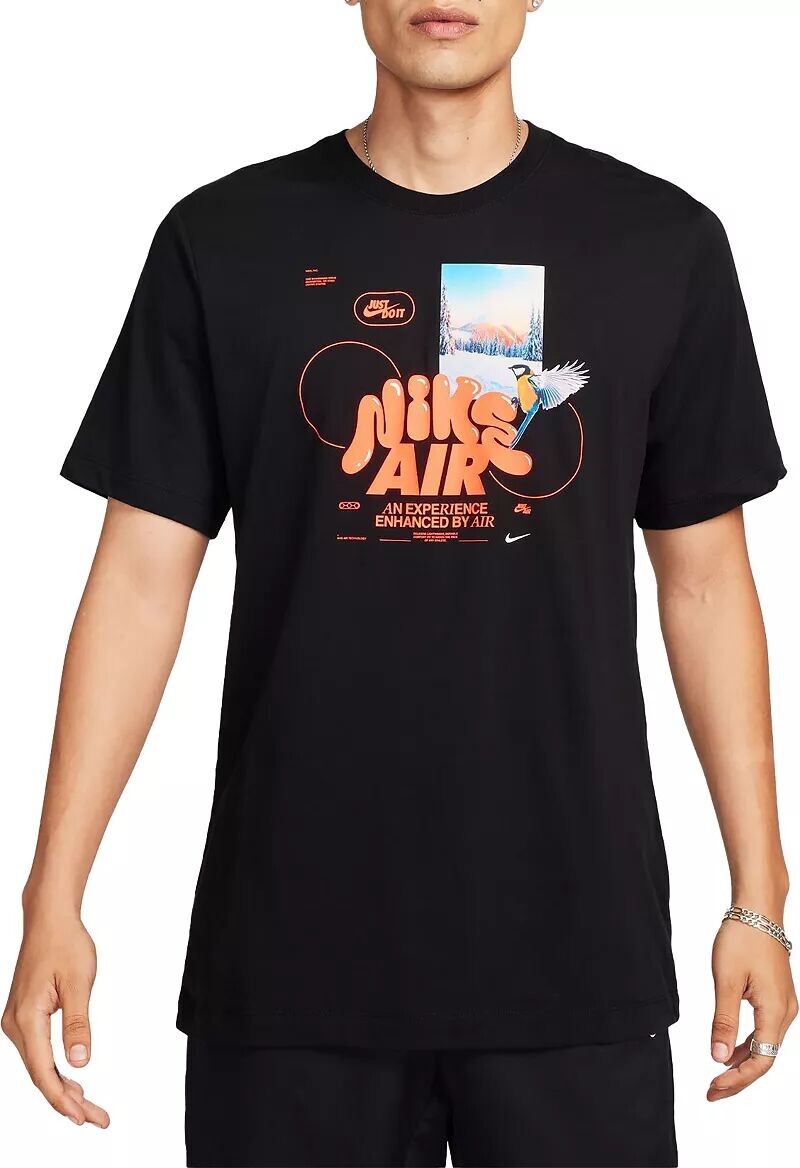 Мужская футболка с коротким рукавом Nike Sportswear с графическим рисунком, черный
Мужская футболка с коротким рукавом Nike Sportswear с графическим рисунком, черный