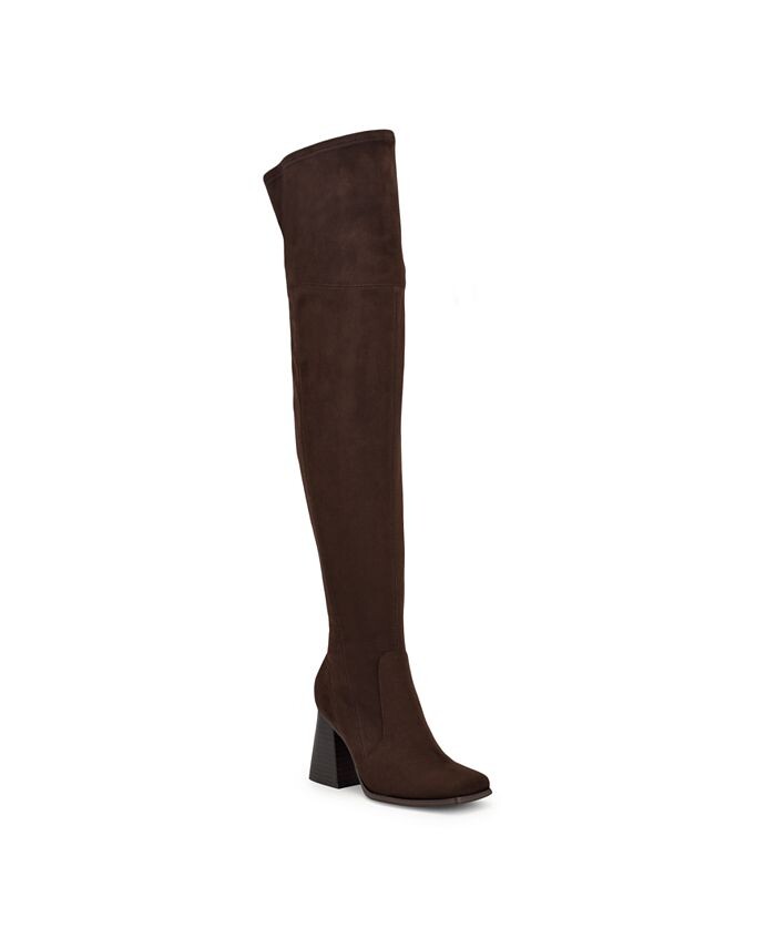 Женские классические ботинки выше колена на блочном каблуке Begone Nine West, коричневый
Женские классические ботинки выше колена на блочном каблуке Begone Nine West, коричневый