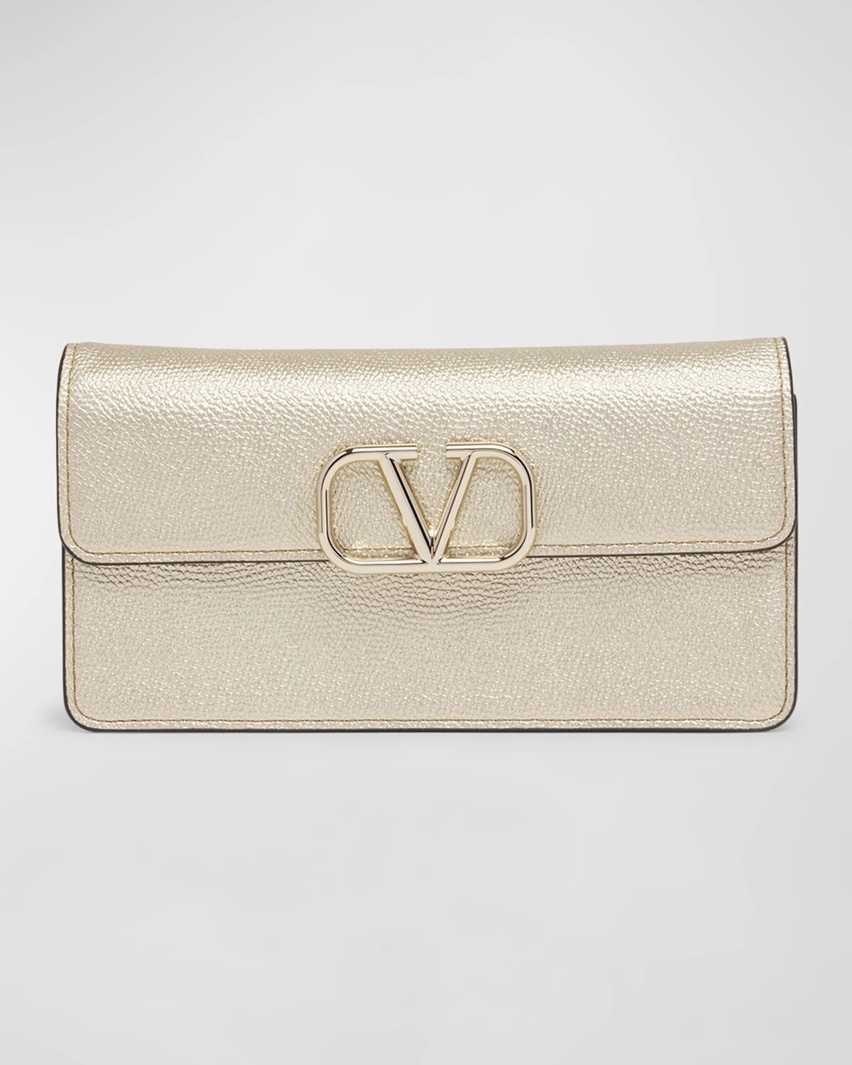 Кожаный кошелек VLOGO Signature на цепочке с эффектом металлик Valentino Garavani, цвет Platino
Кожаный кошелек VLOGO Signature на цепочке с эффектом металлик Valentino Garavani, цвет Platino