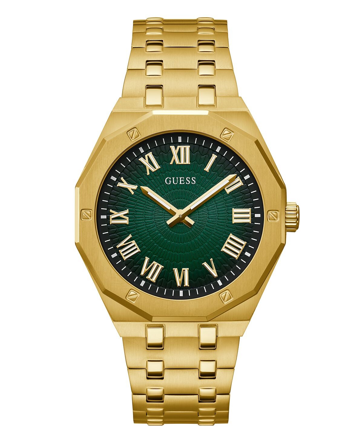 Мужские аналоговые мужские золотистые часы из нержавеющей стали 42 мм GUESS
Мужские аналоговые мужские золотистые часы из нержавеющей стали 42 мм GUESS