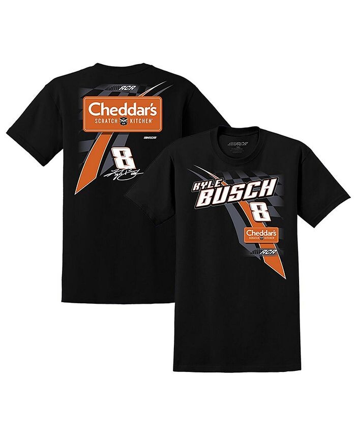 Мужская черная футболка Kyle Busch Cheddar's Lifestyle Richard Childress Racing Team Collection, черный
Мужская черная футболка Kyle Busch Cheddar's Lifestyle Richard Childress Racing Team Collection, черный