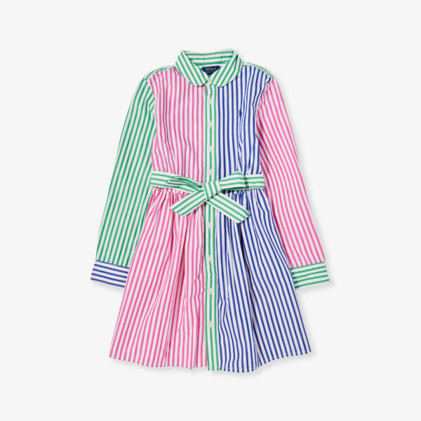 Платье из хлопкового поплина для девочек с вышитым логотипом Polo Ralph Lauren, мультиколор
Платье из хлопкового поплина для девочек с вышитым логотипом Polo Ralph Lauren, мультиколор