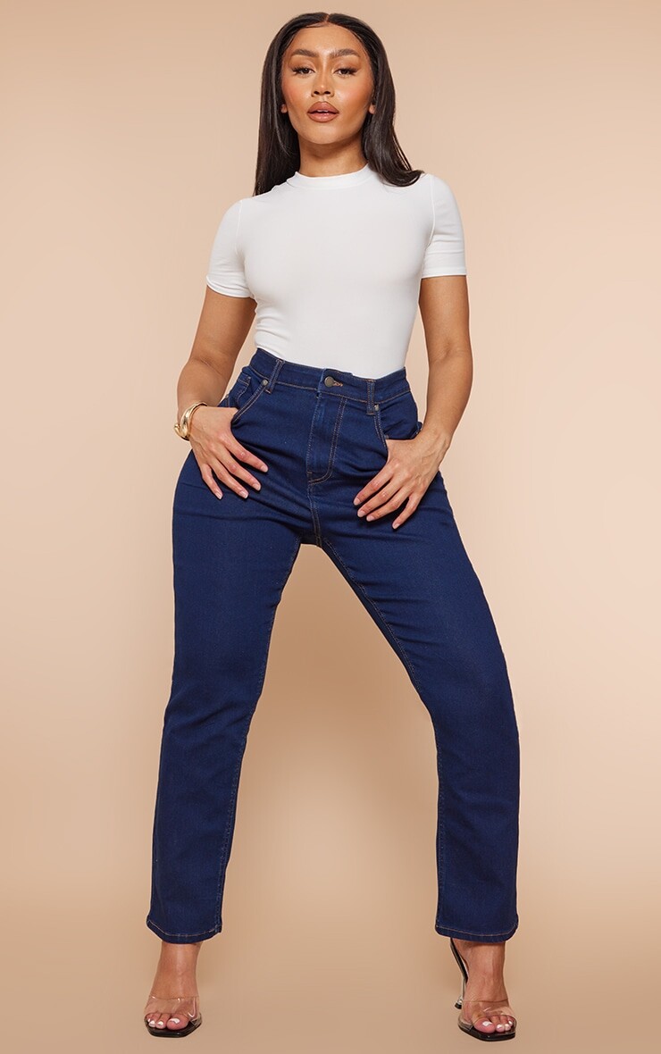 PrettyLittleThing Форма – темно-синие джинсы из суперэластичного денима с высокой талией
PrettyLittleThing Форма – темно-синие джинсы из суперэластичного денима с высокой талией