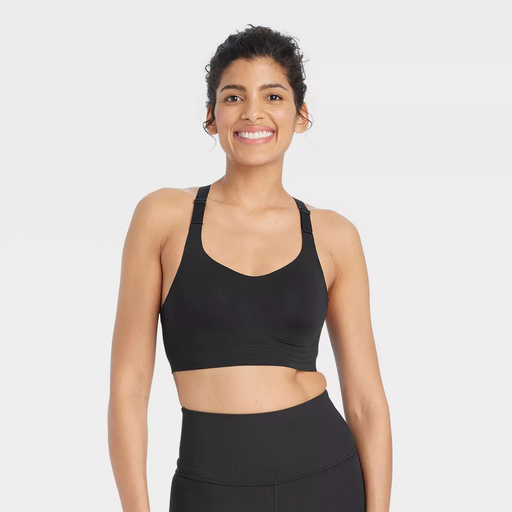 Женский спортивный бюстгальтер Sculpt High Support с тиснением - All In Motion, цвет Black
Женский спортивный бюстгальтер Sculpt High Support с тиснением - All In Motion, цвет Black