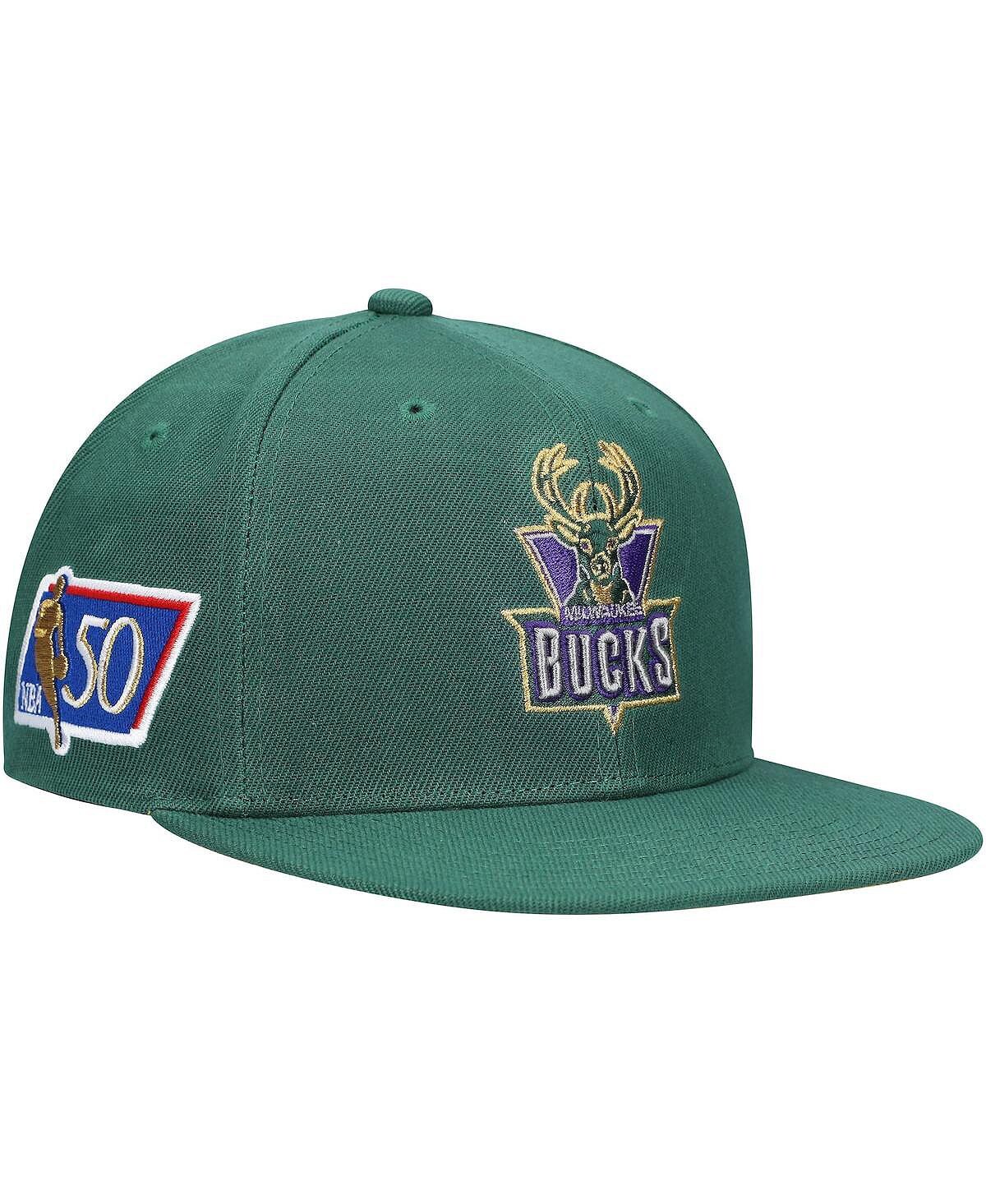 Мужская зеленая бейсболка Snapback к 50-летию Милуоки Бакс Mitchell & Ness
Мужская зеленая бейсболка Snapback к 50-летию Милуоки Бакс Mitchell & Ness