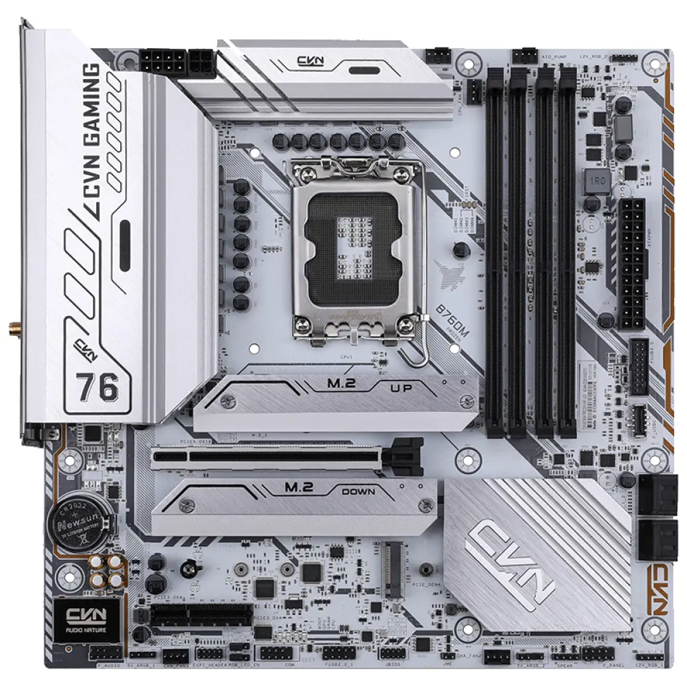 Материнская плата Colorful CVN B760M FROZEN WIFI V20, LGA1700, DDR4, WIFI
Материнская плата Colorful CVN B760M FROZEN WIFI V20, LGA1700, DDR4, WIFI