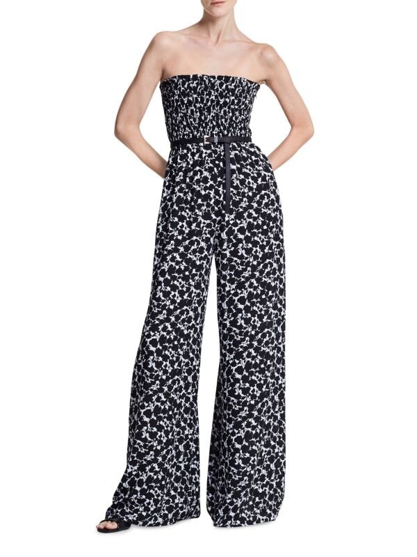 Присборенный комбинезон без бретелек michael kors collection Michael Kors Collection Black white
Присборенный комбинезон без бретелек michael kors collection Michael Kors Collection Black white