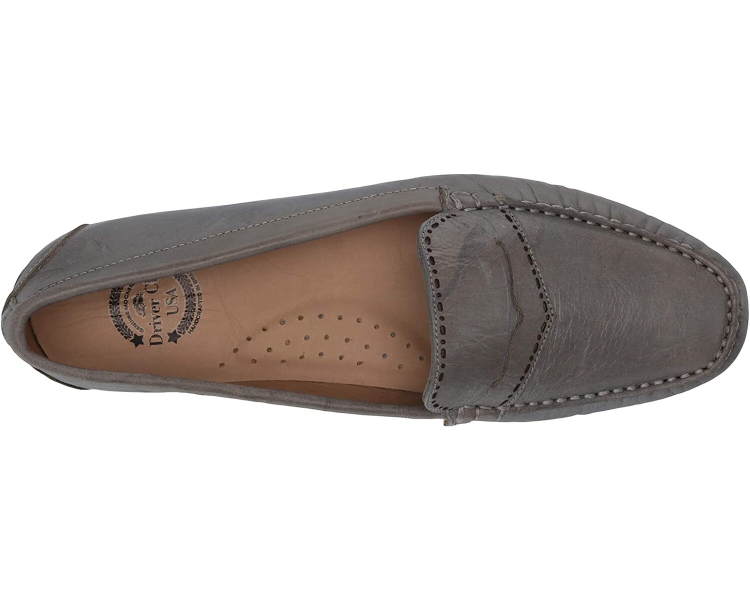 Лоферы Women's Leather Made in Brazil Perforated Penny Detail Driver Loafer Driver Club USA, серый
Лоферы Women's Leather Made in Brazil Perforated Penny Detail Driver Loafer Driver Club USA, серый