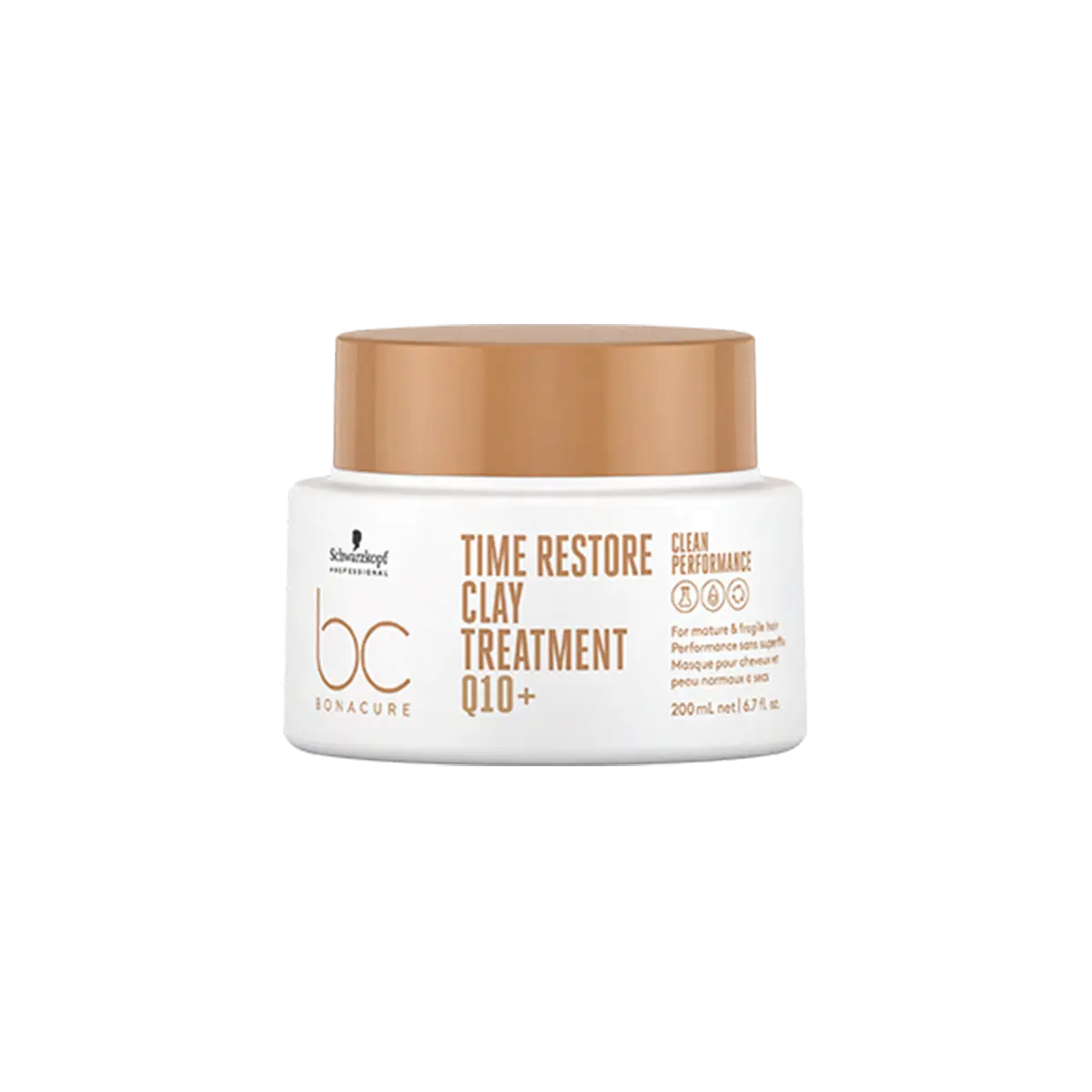 Schwarzkopf Professional BC Time Restore укрепляющая маска для волос с глиной, 200 мл
Schwarzkopf Professional BC Time Restore укрепляющая маска для волос с глиной, 200 мл