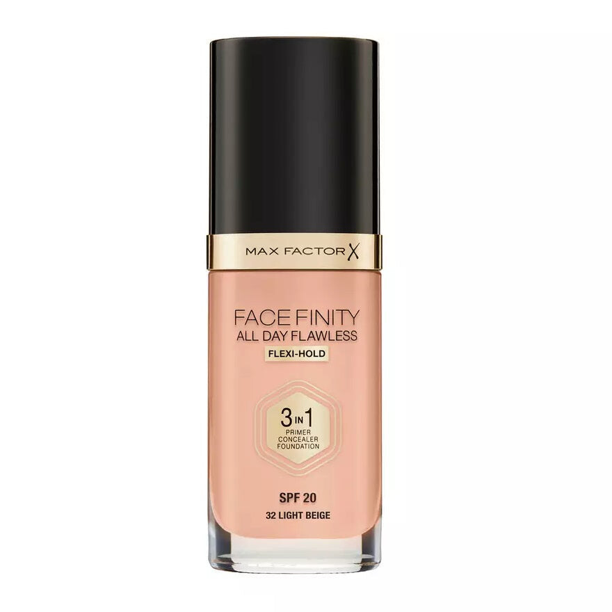 Max Factor Facefinity All Day Flawless 3 в 1 Жидкая тональная основа 32 Светло-бежевый 30 мл
Max Factor Facefinity All Day Flawless 3 в 1 Жидкая тональная основа 32 Светло-бежевый 30 мл