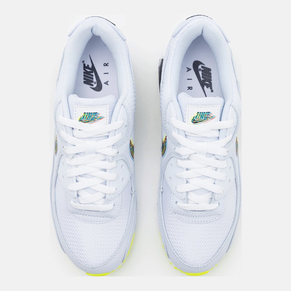 Кроссовки Nike Sportswear Air Max 90 white blackened blue volt