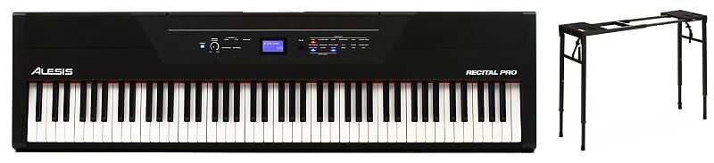 Alesis Recital Pro 88-клавишное цифровое пианино с молоточковым механизмом и Gator Frameworks GFW-UTILITY-TBL Клавиатурный стол для тяжелых условий эксплуатации Alesis + Gator Frameworks RECITALPROXUS=1 GFW-UTILITY-TBL=1
Alesis Recital Pro 88-клавишное цифровое пианино с молоточковым механизмом и Gator Frameworks GFW-UTILITY-TBL Клавиатурный стол для тяжелых условий эксплуатации Alesis + Gator Frameworks RECITALPROXUS=1 GFW-UTILITY-TBL=1