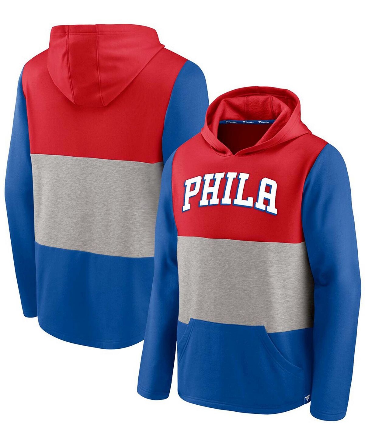 Мужская красная и королевская толстовка с капюшоном philadelphia 76ers linear logo comfy colorblock tri-blend Fanatics, мульти
Мужская красная и королевская толстовка с капюшоном philadelphia 76ers linear logo comfy colorblock tri-blend Fanatics, мульти