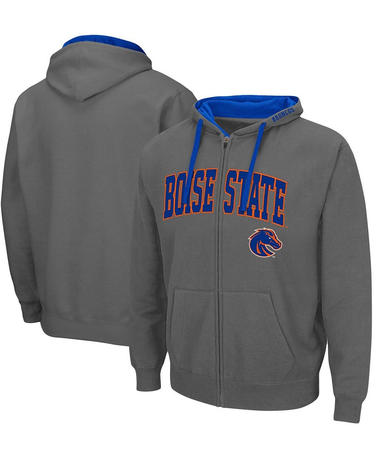 Мужская темно-серая толстовка с капюшоном boise state broncos arch logo 2.0 с молнией во всю длину Colosseum, мульти
Мужская темно-серая толстовка с капюшоном boise state broncos arch logo 2.0 с молнией во всю длину Colosseum, мульти