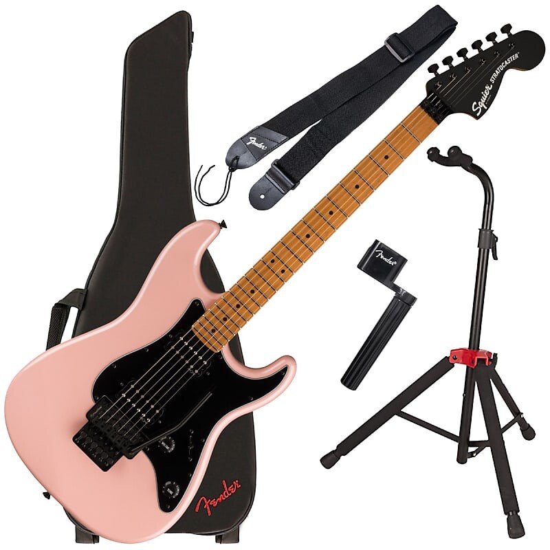 Squier Contemporary Stratocaster HH FR - Shell Pink Pearl STAGE ESSENTIALS BUNDLE
Squier Contemporary Stratocaster HH FR - Shell Pink Pearl STAGE ESSENTIALS BUNDLE
