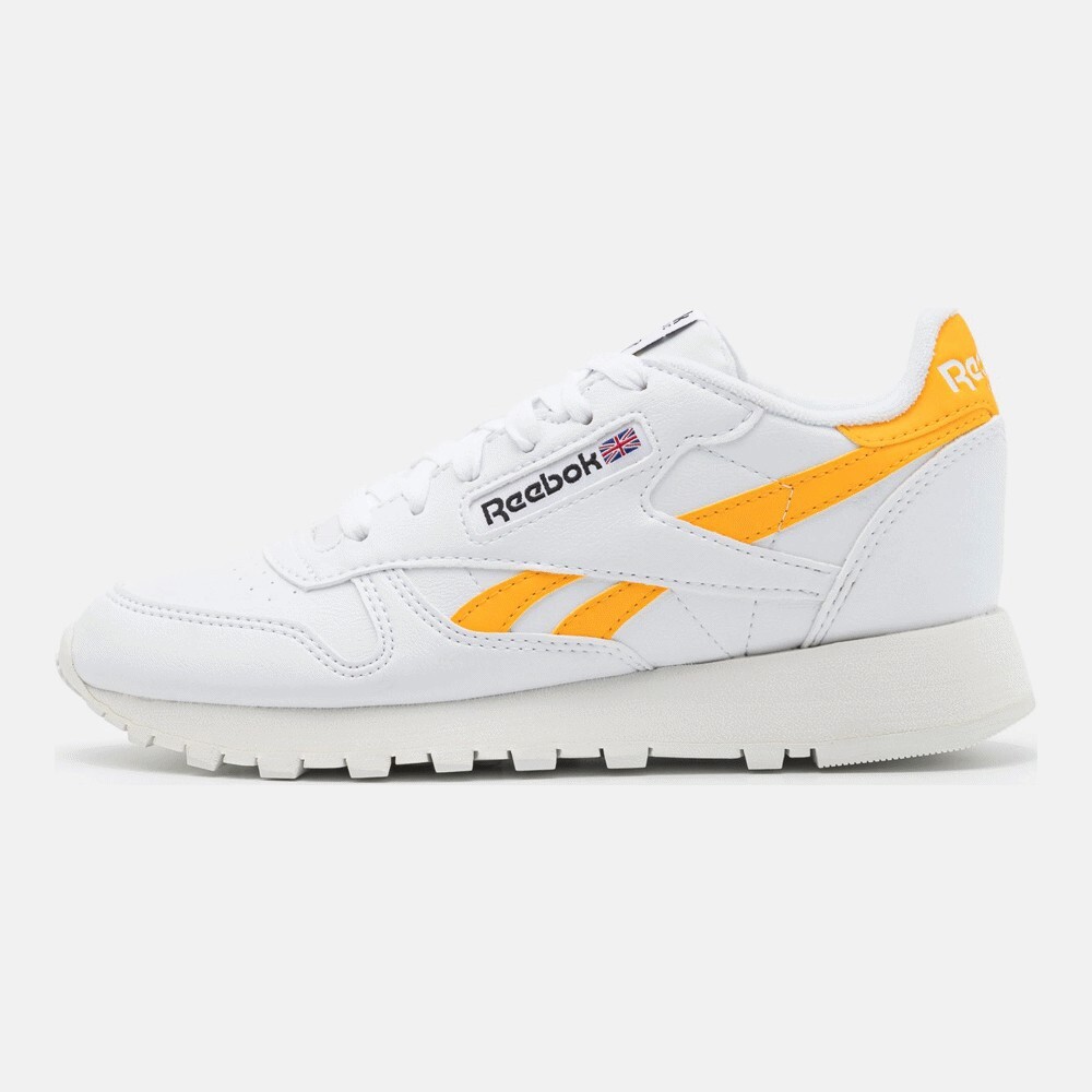 Кроссовки Reebok Classic Classic Lthr Vegan Unisex, footwear white/collegiate gold
Кроссовки Reebok Classic Classic Lthr Vegan Unisex, footwear white/collegiate gold