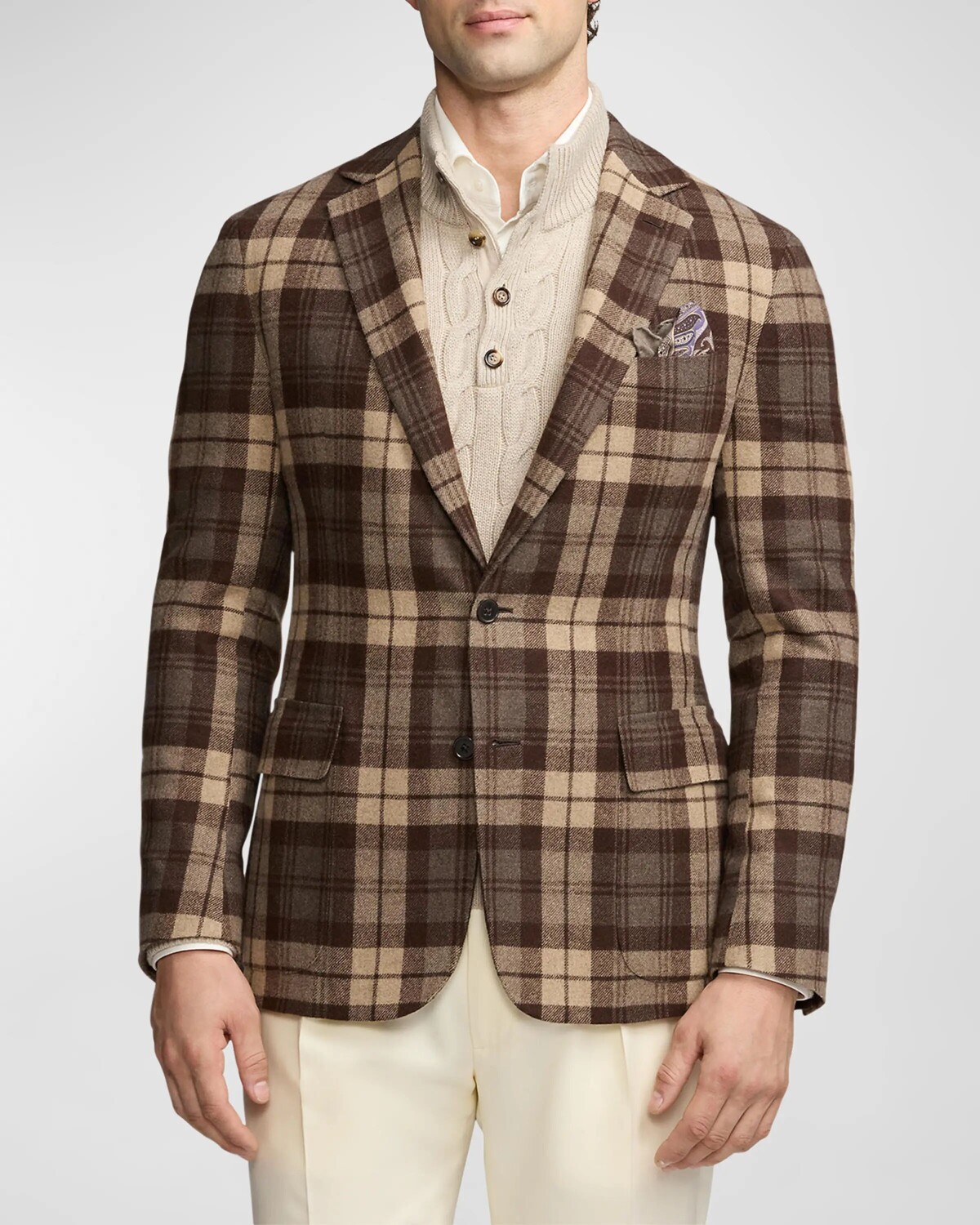 Мужской нагрудный платок из кашемира и шелка с узором пейсли Ralph Lauren Purple Label, цвет Taupe
Мужской нагрудный платок из кашемира и шелка с узором пейсли Ralph Lauren Purple Label, цвет Taupe