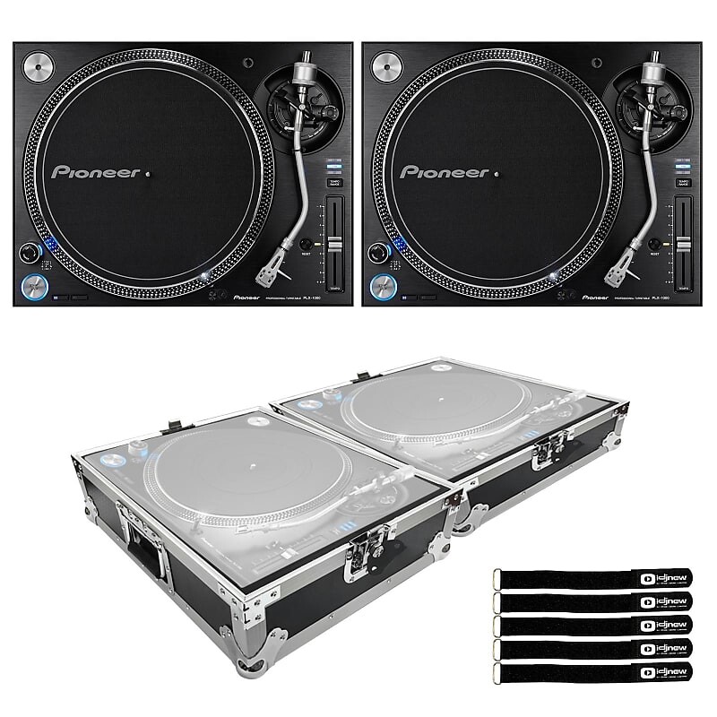 Пара профессиональных проигрывателей Pioneer DJ PLX-1000 с прямым приводом в серебристых футлярах Pioneer DJ PLX-1000 Direct Drive Professional Turntables Pair w Silver Cases
Пара профессиональных проигрывателей Pioneer DJ PLX-1000 с прямым приводом в серебристых футлярах Pioneer DJ PLX-1000 Direct Drive Professional Turntables Pair w Silver Cases