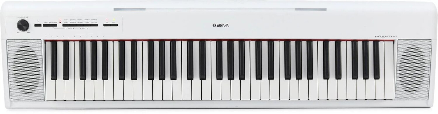 Пианино Yamaha Piaggero NP-12, 61 клавиша, динамики и адаптер питания PA130 — белое
Пианино Yamaha Piaggero NP-12, 61 клавиша, динамики и адаптер питания PA130 — белое