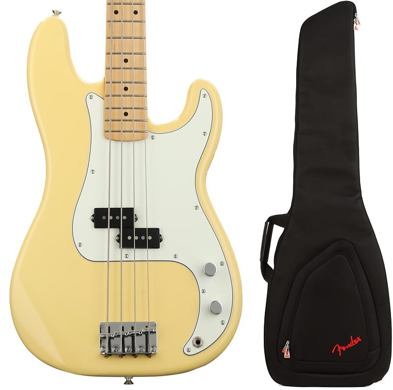 Бас-гитара Fender Player Precision Bass — сливочный крем с кленовой накладкой на гриф в комплекте с сумкой для электробаса Fender FB610 — черный 0991422406=1 0149802534=1
Бас-гитара Fender Player Precision Bass — сливочный крем с кленовой накладкой на гриф в комплекте с сумкой для электробаса Fender FB610 — черный 0991422406=1 0149802534=1