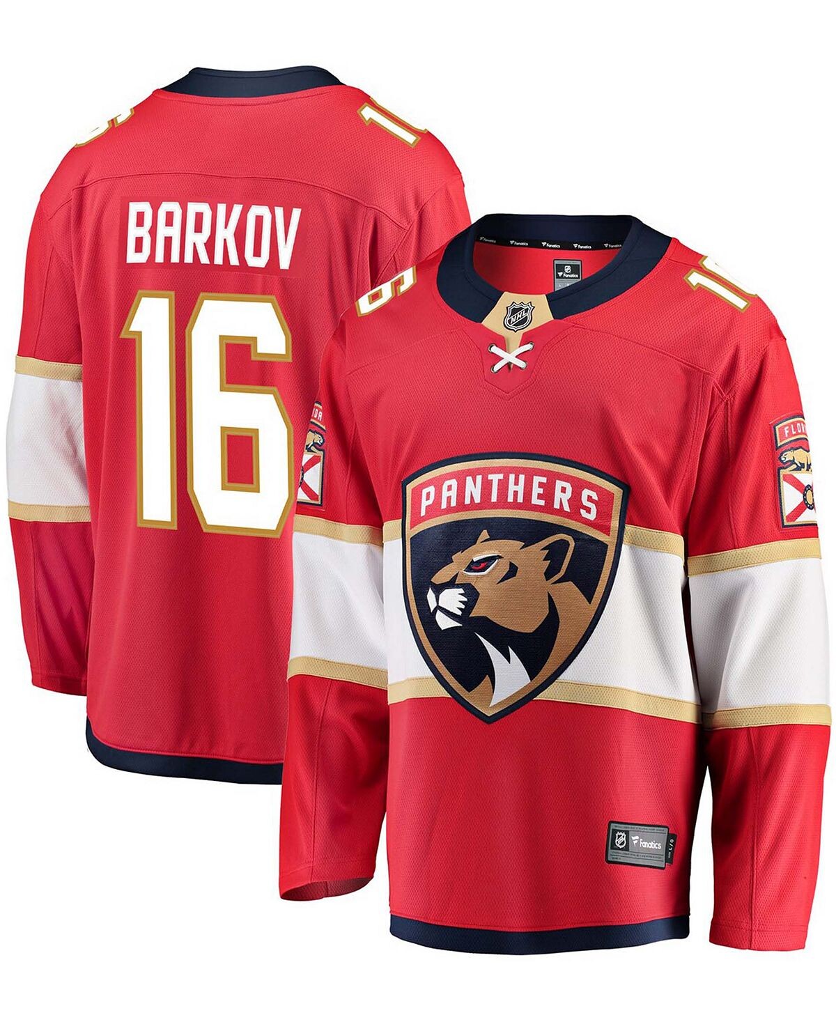 Мужская футболка александра баркова red florida panthers premier breakaway player Fanatics, красный
Мужская футболка александра баркова red florida panthers premier breakaway player Fanatics, красный