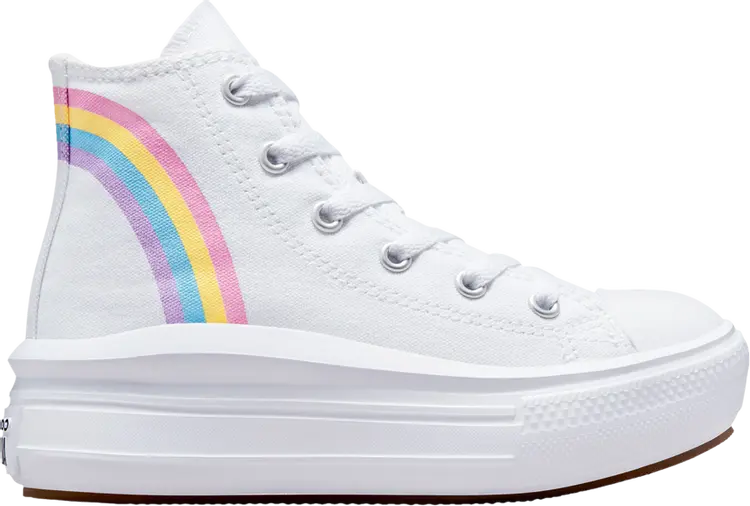 Кроссовки Converse Chuck Taylor All Star Move Platform High PS Rainbow Cloud, белый
Кроссовки Converse Chuck Taylor All Star Move Platform High PS Rainbow Cloud, белый