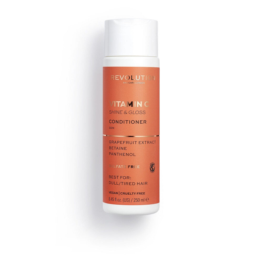 Revolution Кондиционер для волос с витамином С Shine & Gloss для тусклых и уставших волос 250мл
Revolution Кондиционер для волос с витамином С Shine & Gloss для тусклых и уставших волос 250мл