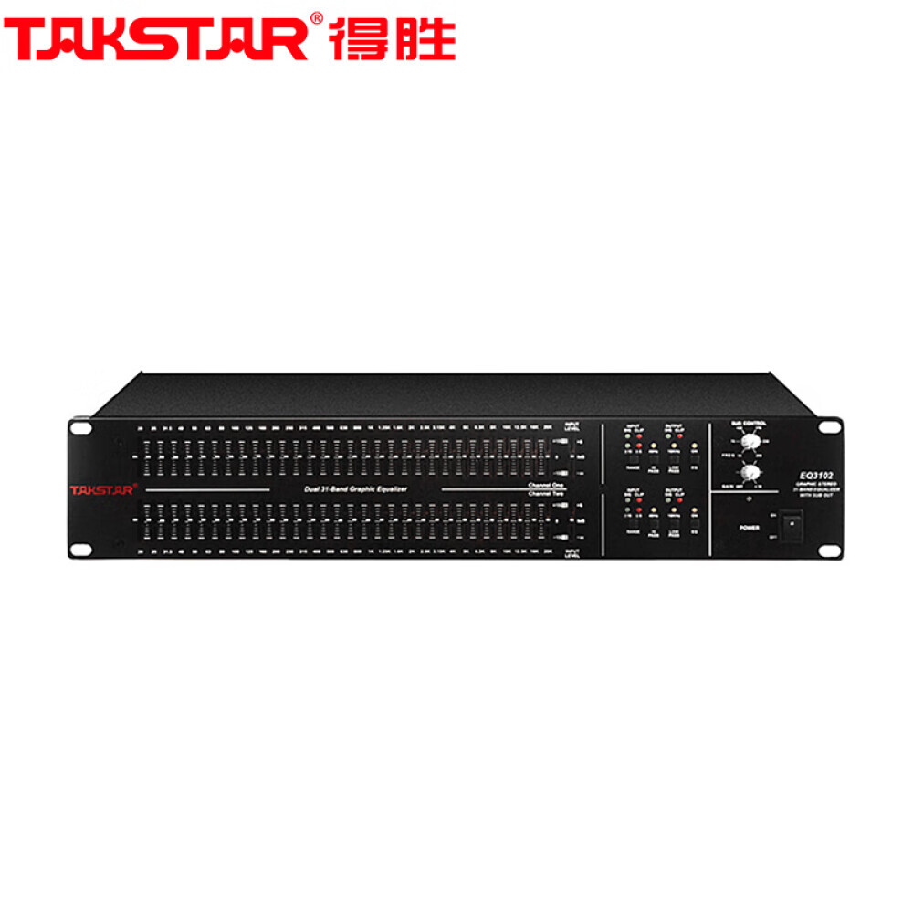 Эквалайзер Takstar EQ3102 31-полосный с регулятором ограничения выходного сигнала
Эквалайзер Takstar EQ3102 31-полосный с регулятором ограничения выходного сигнала
