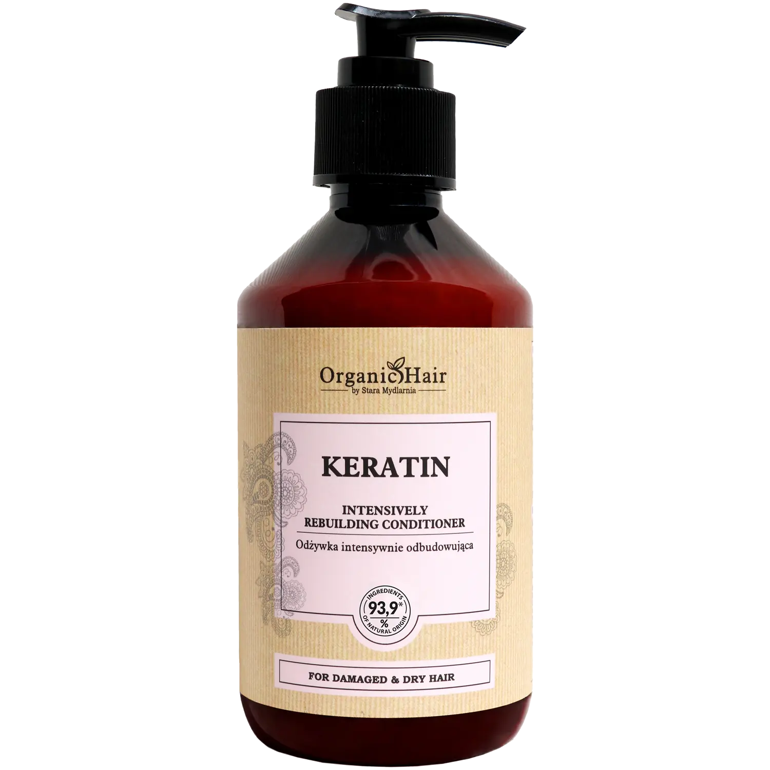 Organic Hair By Stara Mydlarnia Keratin восстанавливающий кондиционер для волос, 300 мл
Organic Hair By Stara Mydlarnia Keratin восстанавливающий кондиционер для волос, 300 мл
