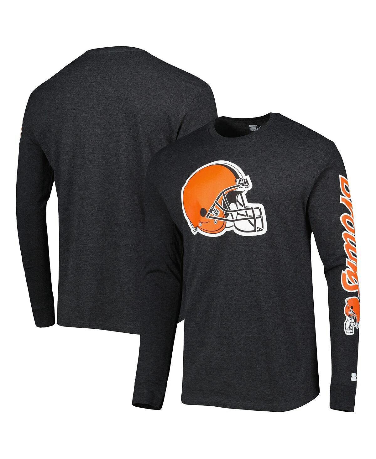 Мужская черная футболка с длинным рукавом cleveland browns halftime Starter, черный
Мужская черная футболка с длинным рукавом cleveland browns halftime Starter, черный