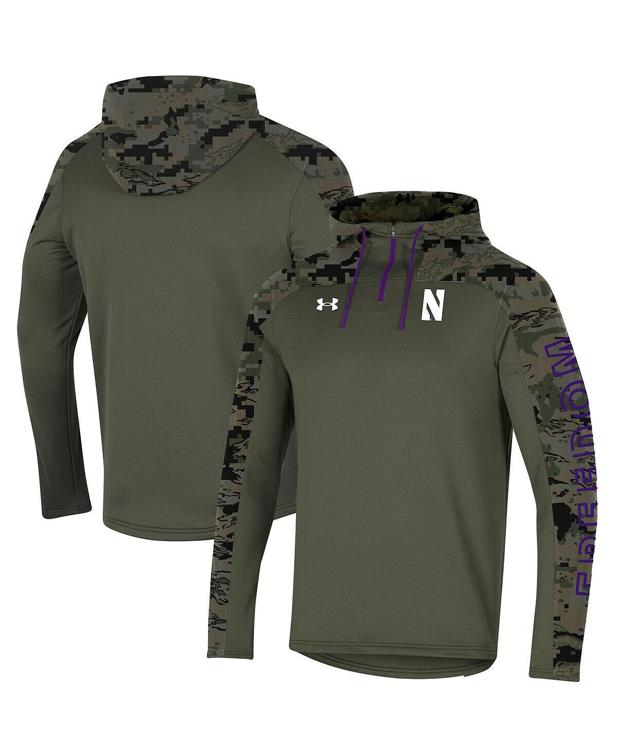 Мужская оливковая толстовка с капюшоном northwestern wildcats freedom с молнией на четверть Under Armour
Мужская оливковая толстовка с капюшоном northwestern wildcats freedom с молнией на четверть Under Armour