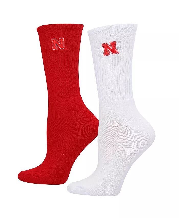 Женские красные и белые носки Nebraska Huskers, две пары четверть длины Zoozatz, красный
Женские красные и белые носки Nebraska Huskers, две пары четверть длины Zoozatz, красный