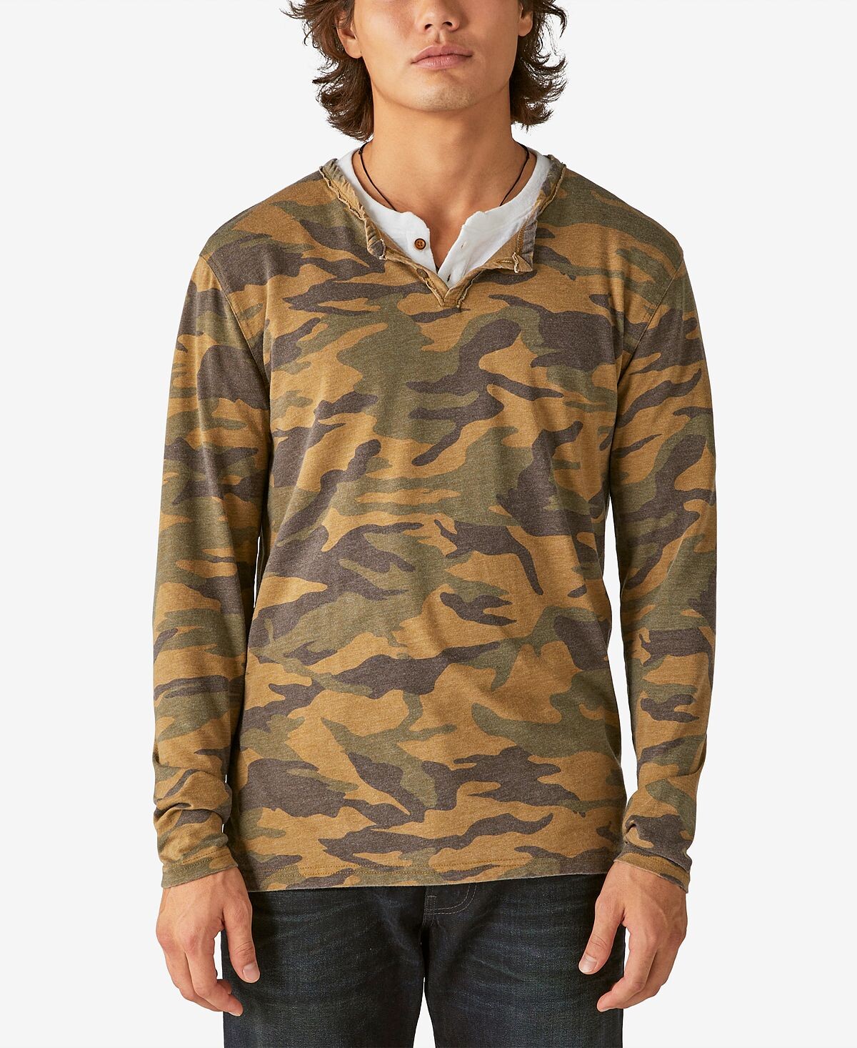 Мужская футболка с длинным рукавом venice burnout Lucky Brand, мульти, Коричневый
Мужская футболка с длинным рукавом venice burnout Lucky Brand, мульти, Коричневый