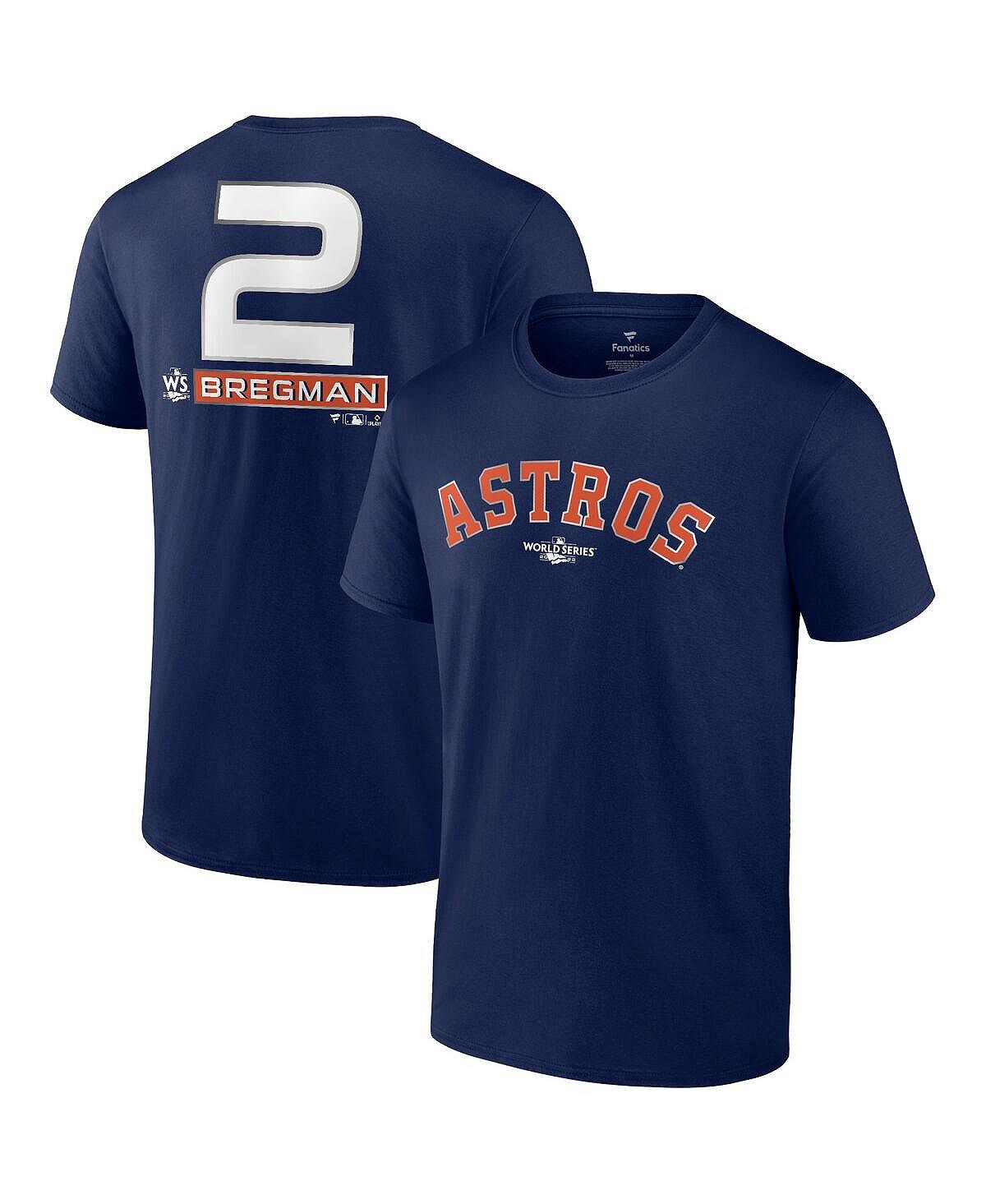 Мужская фирменная футболка alex bregman navy houston astros 2022 world series с названием и номером Fanatics, синий
Мужская фирменная футболка alex bregman navy houston astros 2022 world series с названием и номером Fanatics, синий