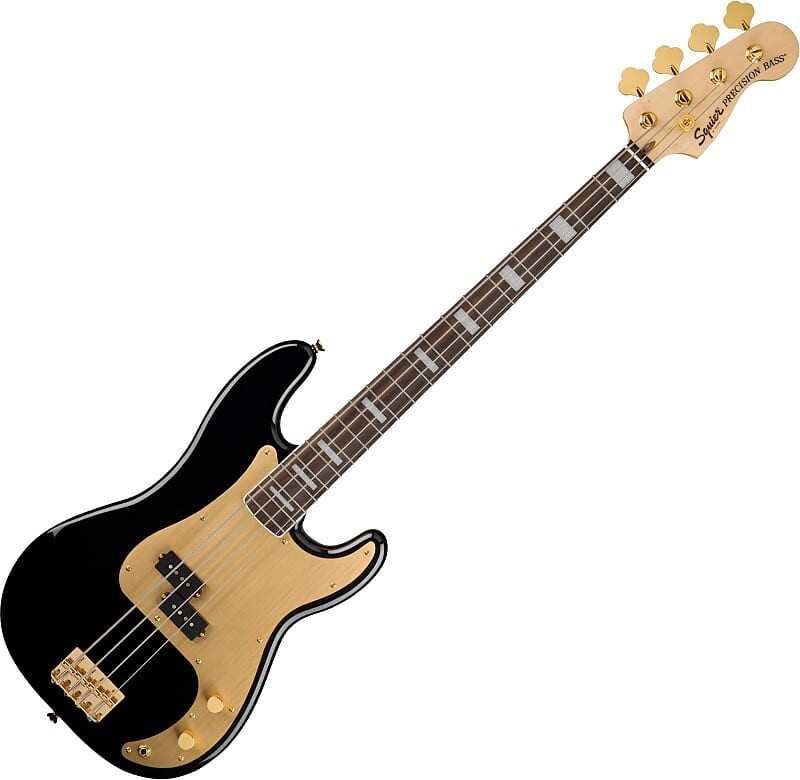 Fender Squier 40th Anniversary Precision Bass, Gold Edition, накладка на гриф Laurel, накладка из анодированного золота, черный 0379430506
Fender Squier 40th Anniversary Precision Bass, Gold Edition, накладка на гриф Laurel, накладка из анодированного золота, черный 0379430506
