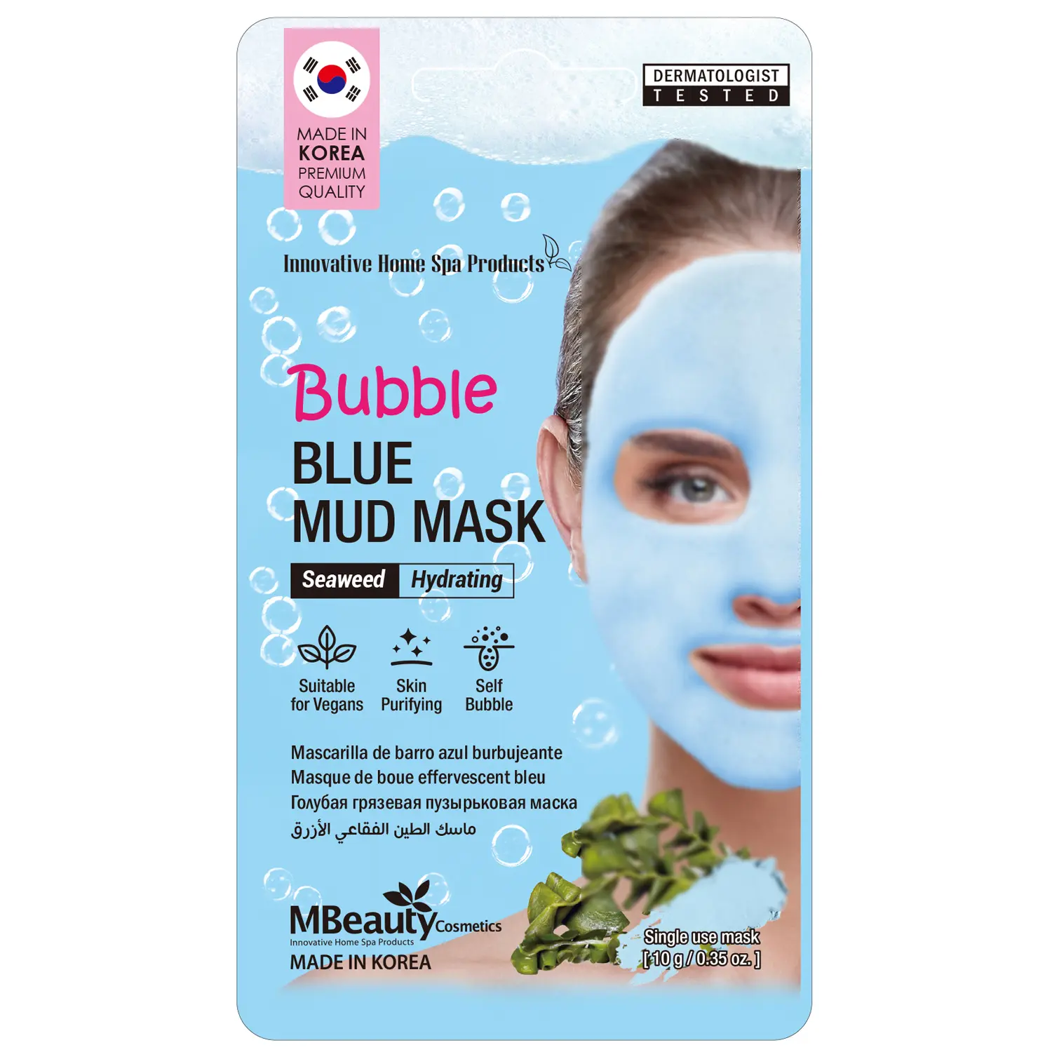 Mbeauty Bubble увлажняющая пузырьковая грязевая маска для лица с морскими водорослями, 10 г
Mbeauty Bubble увлажняющая пузырьковая грязевая маска для лица с морскими водорослями, 10 г