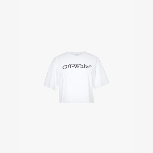 Футболка свободного кроя из хлопкового джерси с логотипом Off-White C/O Virgil Abloh, черный
Футболка свободного кроя из хлопкового джерси с логотипом Off-White C/O Virgil Abloh, черный